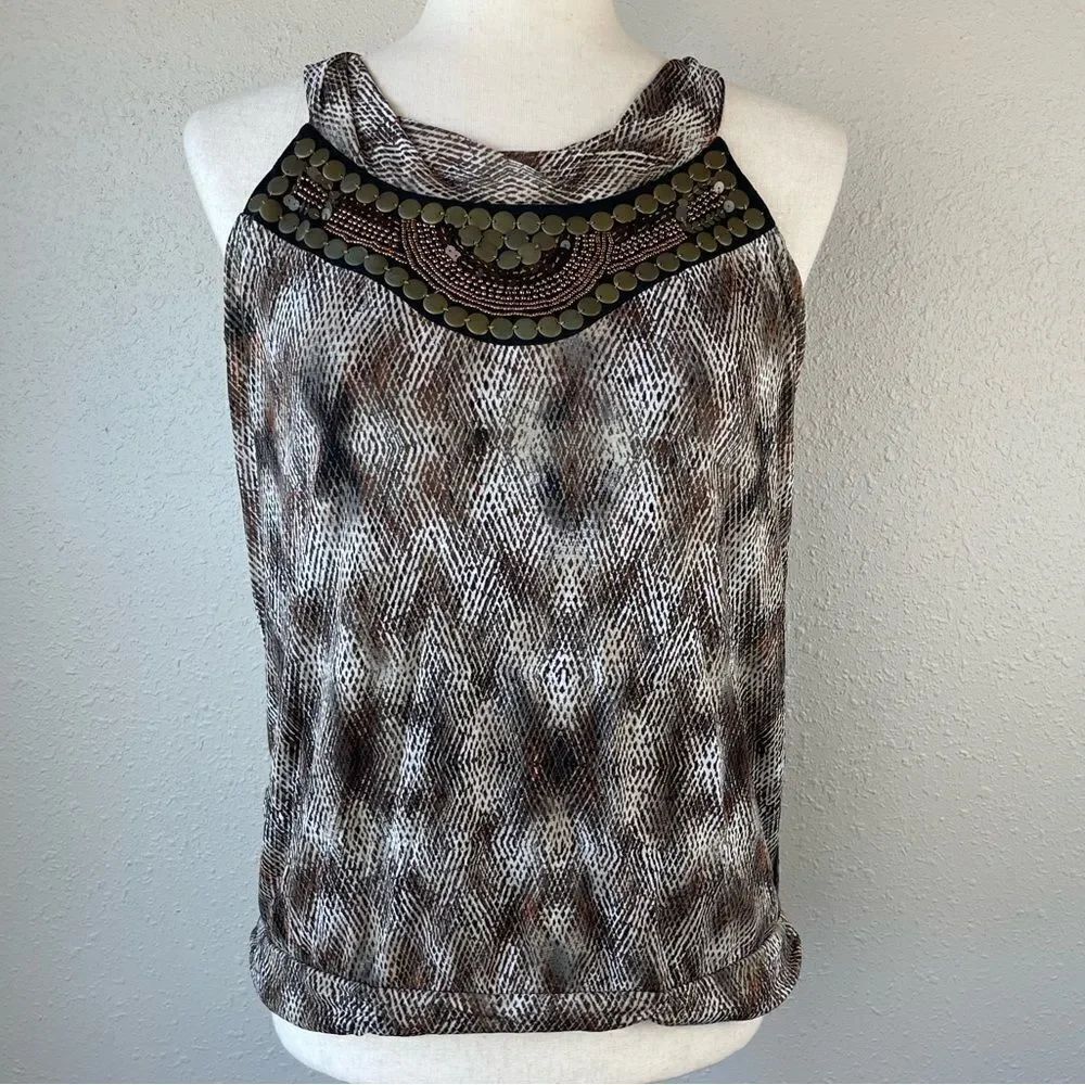 Worthington Petites Sleeveless Blouse Top Size Petite Medium